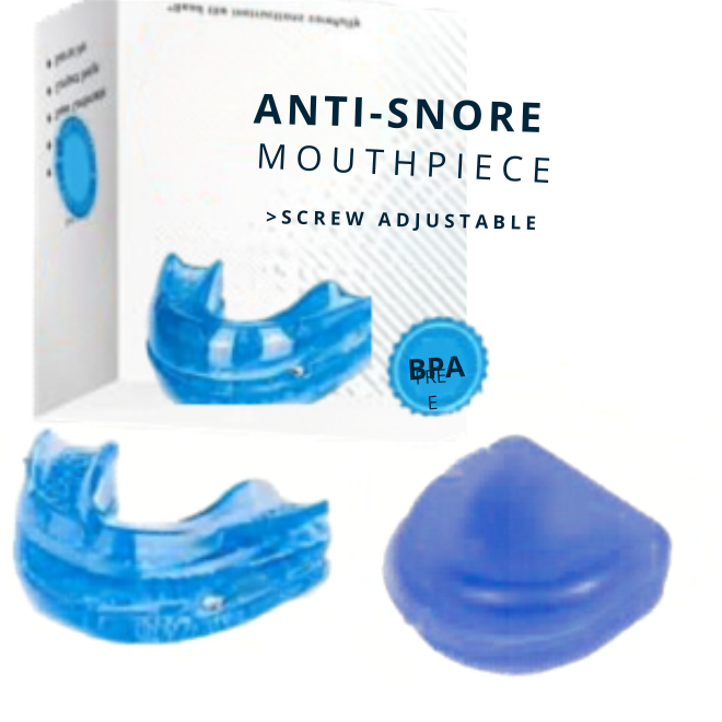 Anti-Snoring Mouthpiece | Screw-Adjustable & BPA-Free | Stops Snoring From Night One